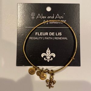 Alex and Ani Fleur de Lis Bracelet